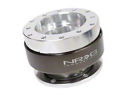 NRG Innovations Steering Wheel Hub Ball Bearing Quick Release; Silver; SFI Approved (Universal; Some Adaptation May Be Required)