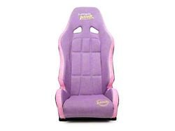 NRG Innovations Defender Water-Resistant Suspension Seat; Purple with Pink Trim (Universal; Some Adaptation May Be Required)