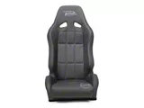 NRG Innovations Defender Water-Resistant Suspension Seat; Black with Black Trim (Universal; Some Adaptation May Be Required)
