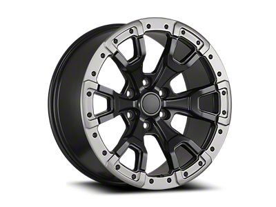 OE Concept Bronco Raptor Replica Satin Black with Gray Ring 6-Lug Wheel; 20x9; 20mm Offset (21-26 Bronco, Excluding Raptor)