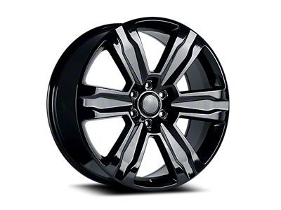 OE Concept F-150 Platinum Replica Gloss Black 6-Lug Wheel; 22x9; 44mm Offset (22-26 Bronco Raptor)