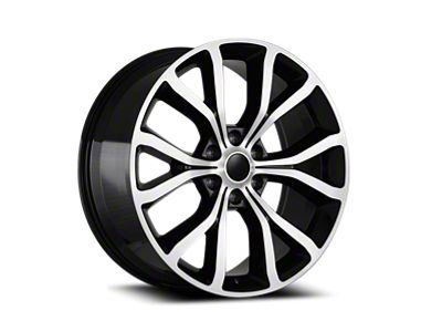 OE Concept Ford Platinum Replica Gloss Black Machined 6-Lug Wheel; 24x10; 31mm Offset (22-26 Bronco Raptor)