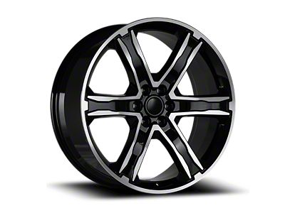OE Concept Ford Stealth Edition Replica Gloss Black Machined 6-Lug Wheel; 24x10; 31mm Offset (22-26 Bronco Raptor)