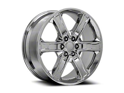 OE Concept Ford Stealth Edition Replica Chrome 6-Lug Wheel; 22x9.5; 44mm Offset (22-26 Bronco Raptor)