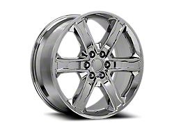 OE Concept Ford Stealth Edition Replica Chrome 6-Lug Wheel; 24x10; 31mm Offset (22-26 Bronco Raptor)
