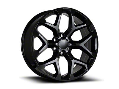 OE Concept GMC Sierra Replica Gloss Black Wheel; 22x9; 24mm Offset (21-26 Bronco, Excluding Raptor)