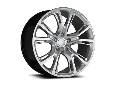 OE Concept Jeep SRT-8 Replica Hyper Silver Wheel; 20x9; 34mm Offset (20-26 Jeep Gladiator JT)