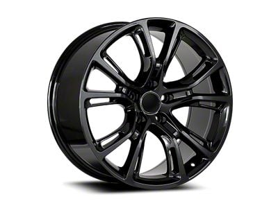 OE Concept Jeep SRT-8 Replica Gloss Black Wheel; 20x9; 34mm Offset (07-18 Jeep Wrangler JK)
