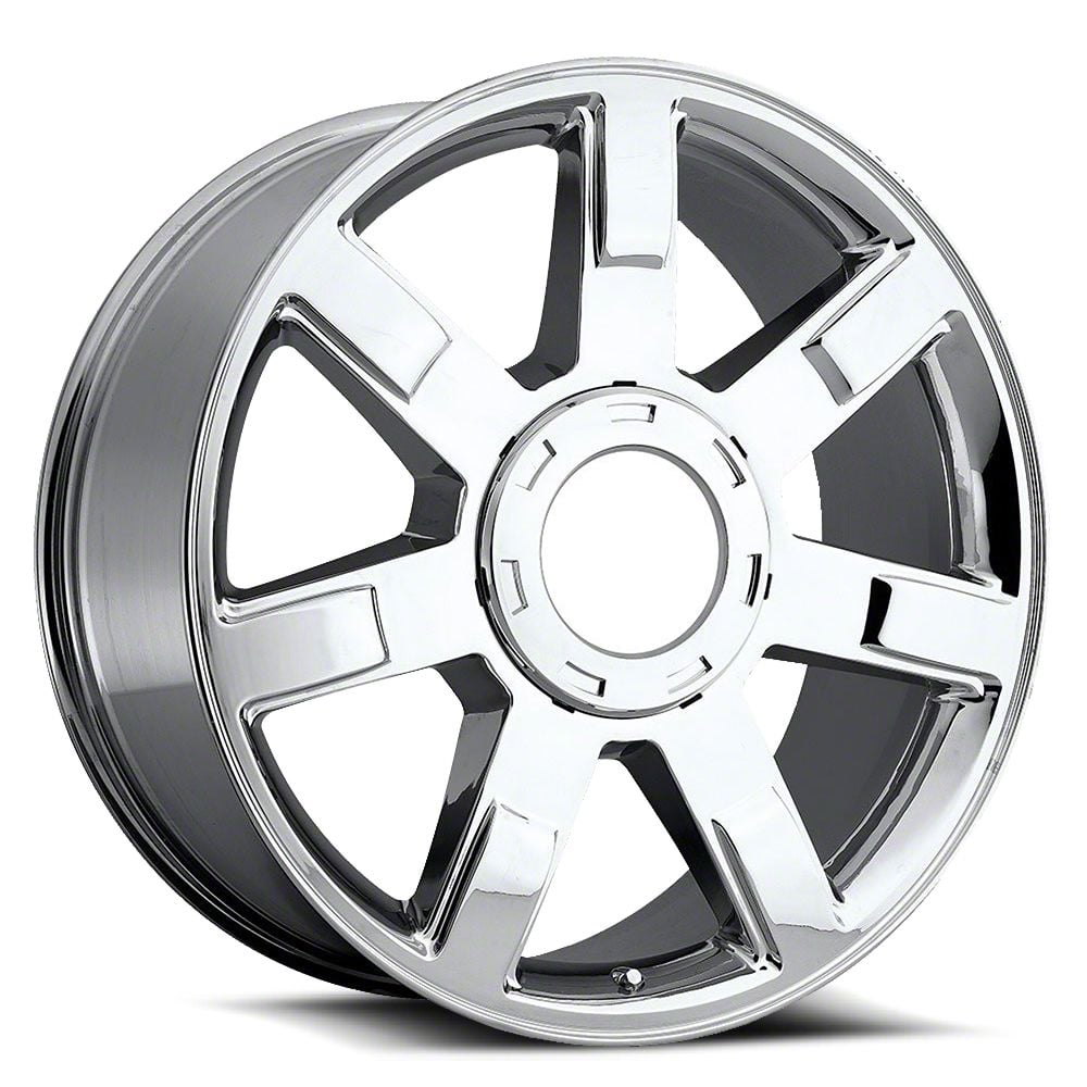 OE Revolution Titan 122 Chrome 6-Lug Wheel; 24x10; 31mm Offset 122 ...