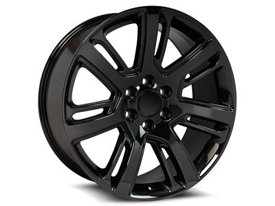 OE Revolution D-04 Gloss Black 6-Lug Wheel; 26x10; 31mm Offset (04-15 Titan)