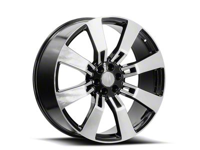OE Revolution G-02 Gloss Black and Machined 6-Lug Wheel; 26x10; 31mm Offset (04-15 Titan)