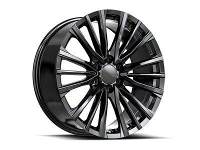 OE Revolution CAD-36 Gloss Black 6-Lug Wheel; 22x9; 31mm Offset (16-24 Titan XD)