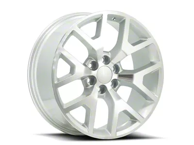 OE Revolution G-04 Silver and Machined 6-Lug Wheel; 30x10; 31mm Offset (16-24 Titan XD)