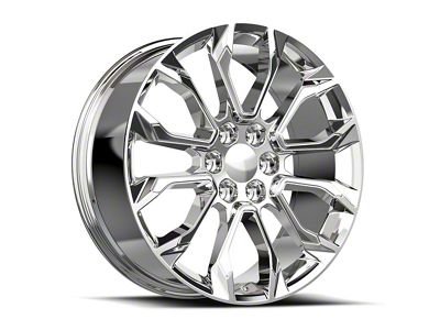 OE Revolution G-38 Nano Chrome 6-Lug Wheel; 22x9; 31mm Offset (16-24 Titan XD)