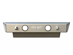 Off Road Concepts Explorer Series Front Bumper with Skid Plate and Baja Designs Fog Light Adapter Kit; Raw Steel (20-25 Jeep Gladiator JT)