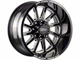 Off-Road Monster M17 Gloss Black Milled 6-Lug Wheel; 17x9; 0mm Offset (05-15 Tacoma)