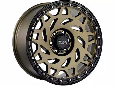 Off-Road Monster M50 Bronze Wheel; 17x9; 0mm Offset (20-25 Jeep Gladiator JT)