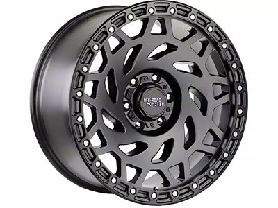 Off-Road Monster M50 Gloss Black Wheel; 17x9; 0mm Offset (18-26 Jeep Wrangler JL)