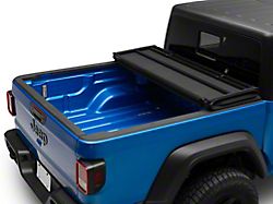 Jeep Licensed by TruShield EZ Hard Fold Tonneau Cover with Jeep Logo (20-25 Jeep Gladiator JT)