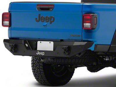 Jeep Licensed by RedRock HD Rear Bumper with LED Jeep Logo Backlight (20-25 Jeep Gladiator JT)