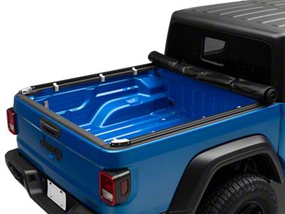 Jeep Licensed by TruShield Locking Roll-Up Tonneau Cover with Jeep Logo (20-25 Jeep Gladiator JT)