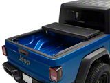Jeep Licensed by TruShield Low Profile Hard Tri-Fold Tonneau Cover with Jeep Logo (20-25 Jeep Gladiator JT w/o Trail Rail System)
