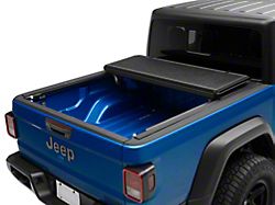 Jeep Licensed by TruShield Low Profile Hard Tri-Fold Tonneau Cover with Jeep Logo (20-25 Jeep Gladiator JT w/o Trail Rail System)