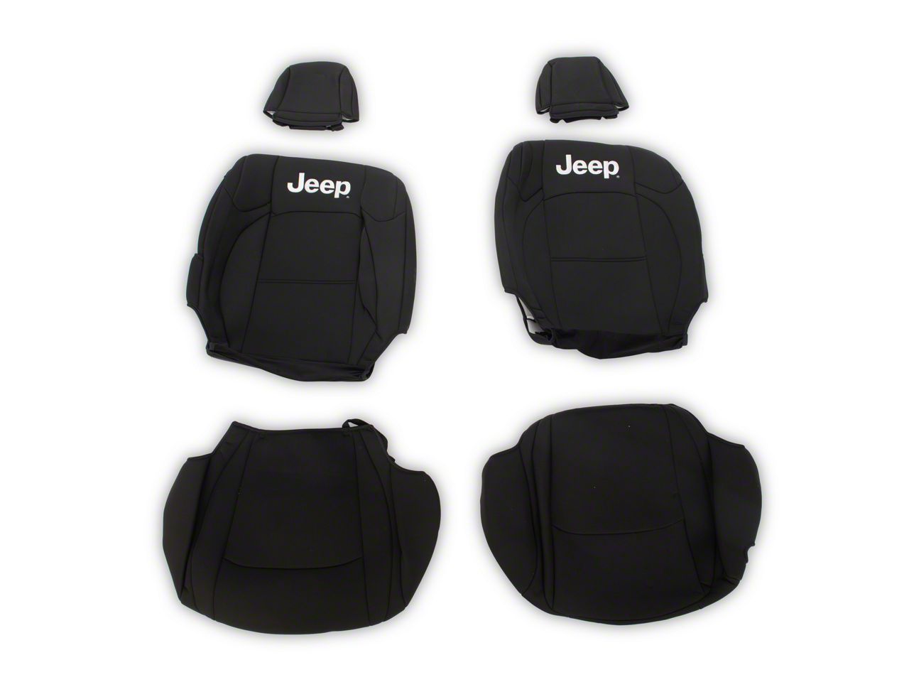 Jeep Licensed by TruShield Jeep Gladiator Neoprene Front and Rear Seat