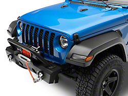 Jeep Licensed by RedRock Stubby Front Winch Bumper with Jeep Logo (20-25 Jeep Gladiator JT)
