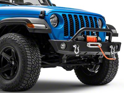 Jeep Licensed by RedRock Trekker Front Bumper with Jeep Logo (20-25 Jeep Gladiator JT)