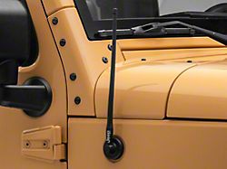 Jeep Licensed by RedRock 13-Inch Trail Antenna with Printed Jeep Logo (07-23 Jeep Wrangler JK & JL)