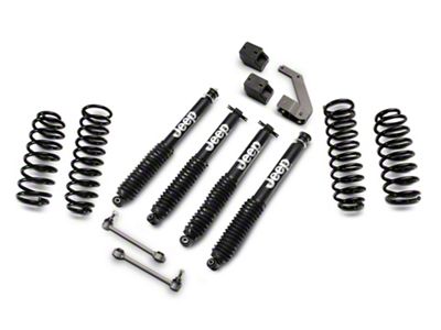 Jeep Licensed by Mammoth 2.50-Inch Suspension Lift Kit with Monotube Shocks (07-18 Jeep Wrangler JK)