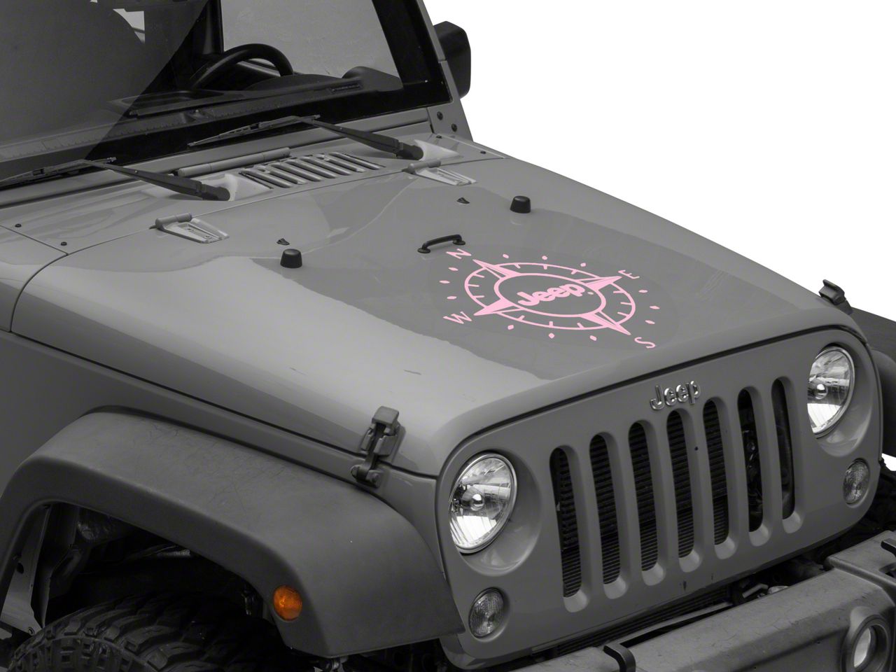 Jeep Licensed by RedRock Jeep Wrangler Compass Decal with