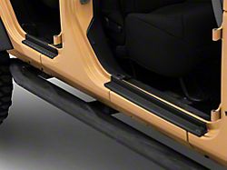 Jeep Licensed by RedRock Door Entry Guards with Jeep Logo (07-18 Jeep Wrangler JK 4-Door)