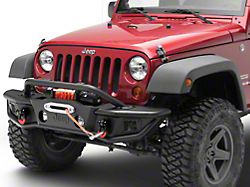 Jeep Licensed by RedRock HD Tubular Front Bumper with Jeep Logo (07-18 Jeep Wrangler JK)