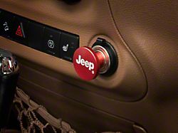 Jeep Licensed by RedRock Lighter Plug with Jeep Logo (87-25 Jeep Wrangler YJ, TJ, JK & JL)
