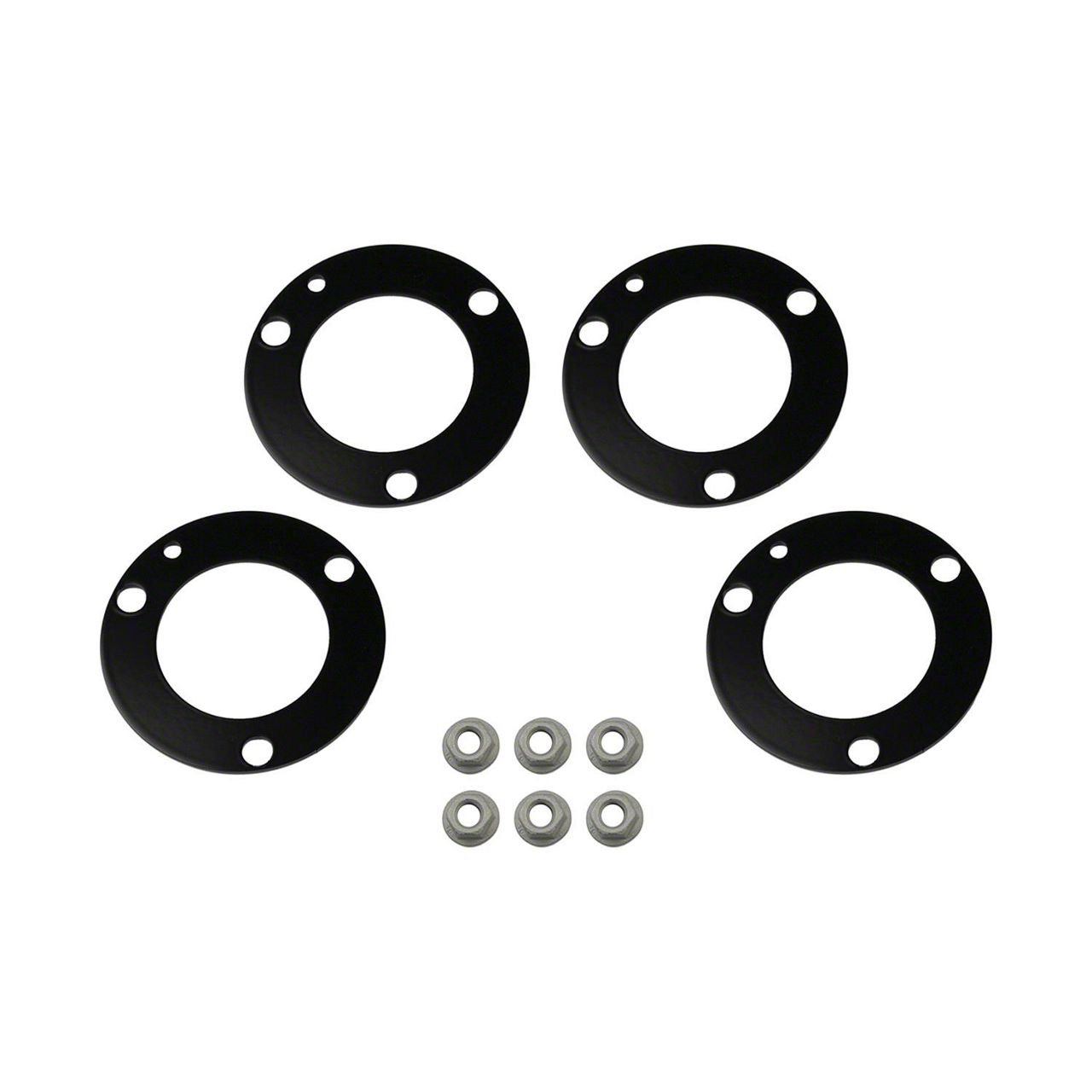 Fab Fours Bronco Spare Tire Delete; Bare Steel FB21-Z5251-B