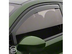 OMAC Window Visor Vent Rain Deflectors; Black Smoke (14-23 Jeep Cherokee KL)