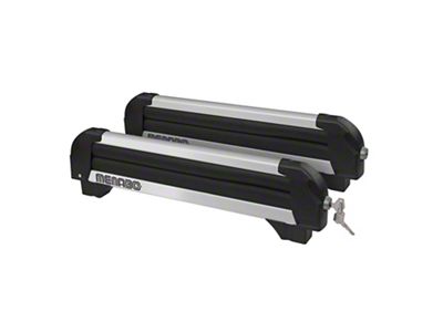 OMAC 4-Ski/Snowboard Top Rack Lockable Carriers; 19.20-Inch (Universal; Some Adaptation May Be Required)