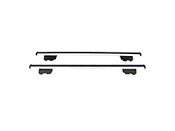 OMAC Lockable Roof Rack Cross Bars; Gray (22-25 Jeep Grand Cherokee WL)
