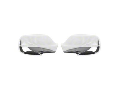 OMAC Mirror Cap Covers; Silver (05-10 Jeep Grand Cherokee WK)