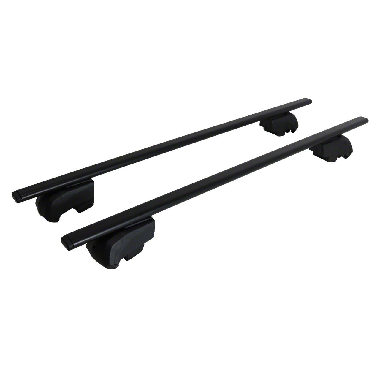 Barres De Toit Pour Jeep Grand Cherokee WH/WK 2005-2010 - Noires, 2 Pièces, Aluminium
