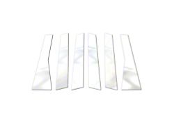 OMAC Window Pillar Post Trim; Silver (11-21 Jeep Grand Cherokee WK2)