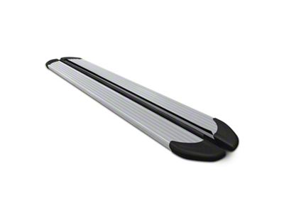 OMAC Aluminum Running Boards; Silver (15-23 Jeep Renegade BU)