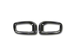 OMAC Fog Light Bezel Covers; Dark Steel (15-18 Jeep Renegade BU)