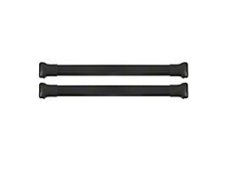 OMAC Roof Rack Cross Bars; Black (15-23 Jeep Renegade BU)