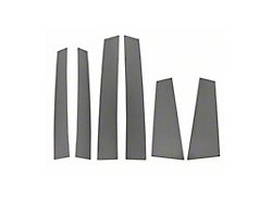OMAC Window B-Pillar Post Trim; Dark Steel (15-18 Jeep Renegade BU)