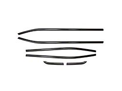 OMAC Window Molding Trim Streamer; Carbon Fiber Black (19-23 Jeep Renegade BU)