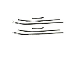 OMAC Window Molding Trim Streamer; Dark Steel (15-23 Jeep Renegade BU)