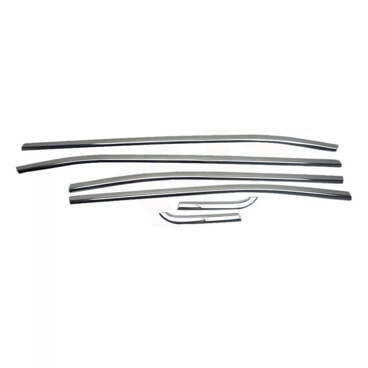 Set 8 Pezzi Coprimontanti Pilastri CROMATI Per Jeep Renegade 2015-2020 - Adesivi Styling Auto